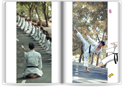 Fotolibro Premium A4 Verticale Arti marziali - karate