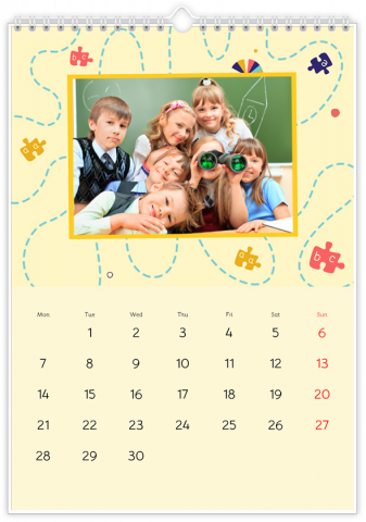 Photo Calendar A4 Portrait Dolci bambini
